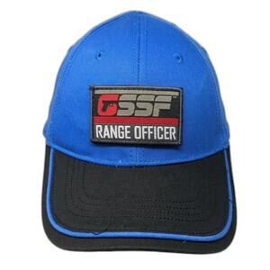 SSF Range Officer Strapback Baseball Cap Blue One Size Adjustable 6 Panel Glock